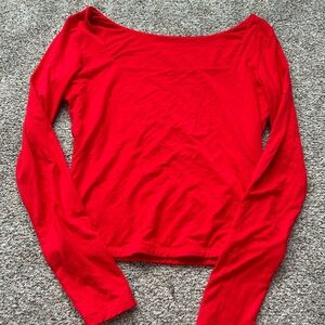 red long sleeve